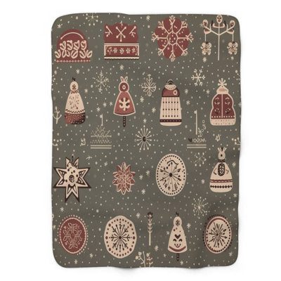 Snowfall Flecks - 1 Piece Premium Blanket