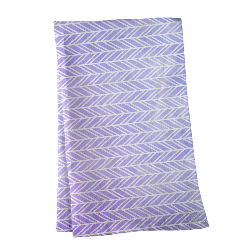 Tea Towel Kitchen Towel, Poly Twill, Purple