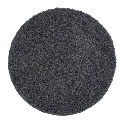 Solid Colour Machine Tufted Area Rug