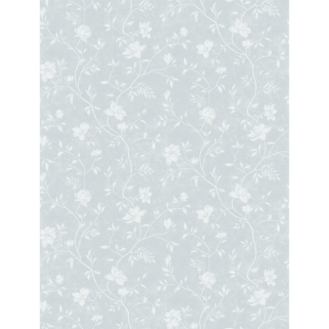 Spring Blossom Magnolia Floral Vine 33' L x 21" W Wallpaper Roll Galerie Wallcoverings 