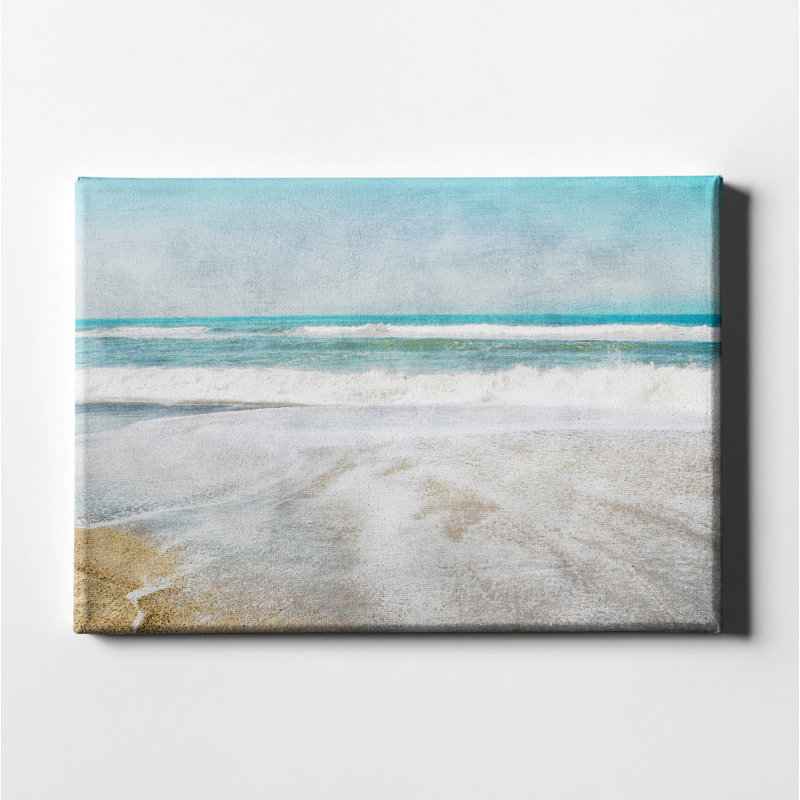 « serene coast landscape », impression sur toile tendue, H 18 po x l 26 po