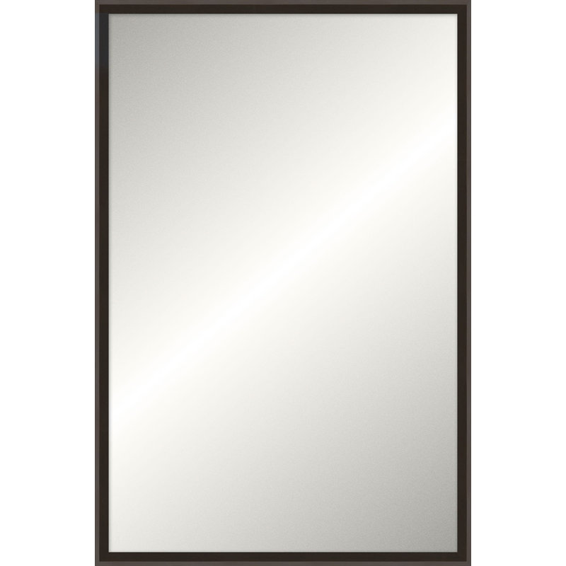 Ridgeline Solid Wood Mirror, Rectangle, 49.5" x 37.5", Espresso