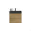 Meuble-lavabo mural 24 po avec lavabo, grand meuble-lavabo flottant mural pour salle de bain moderne, lavabo une pièce SANS drain, pré-assemblé-126271349-126271348