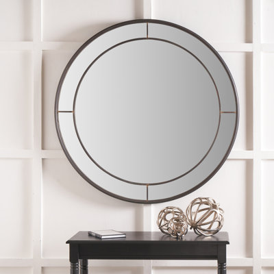 Iron Round Mirror