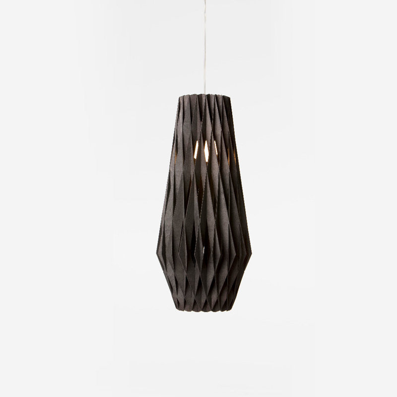 Pilke 1 - Light Pendant, Black Stained