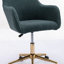 Chaise de bureau en tissu Teddy, hauteur réglable, pivotant à 360 °-1866067802