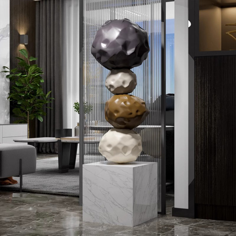 11.81"Lucky Stone Large Standing Decorative Item