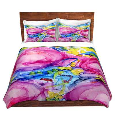 DiaNoche Duvet Cover Sets Microfiber by Shay Livenspargar - Rose Surrender