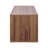 Stackable Walnut Particle Board Cabinet With Glass Doors For Versatile Home Organization