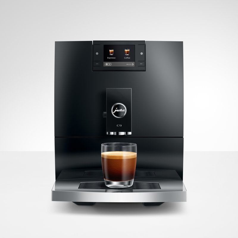 C9 Piano Black Automatic Coffee Machine, Black