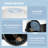 White & Black Foldable Covered Cat Litter Box with Two-Way Entrance