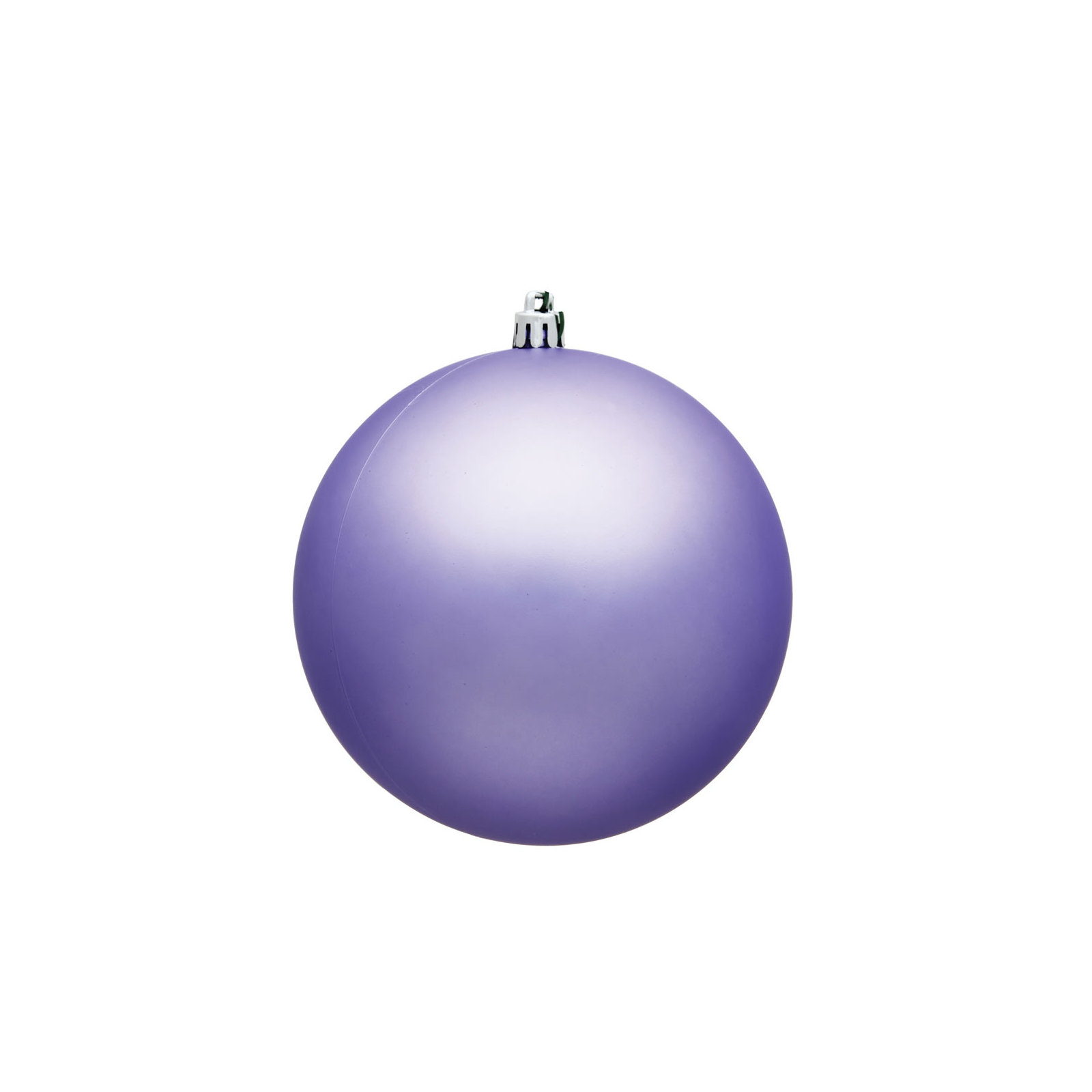 Holiday Solid Ball Ornament, Matte Lavender, 10" H x 10" W x 10" D