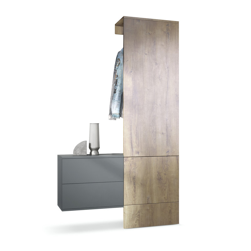 Chappa Hall Tree 105cm Wide, Oak Ribbeck