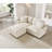Multifunctional Modular Sectionals With Storage, Beige Polyester, Modern Space-saving Design