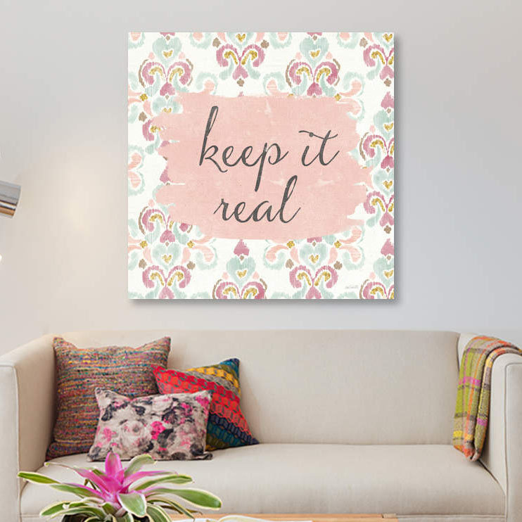 « mou déco iii », reproduction d’impression sur toile, H 48 po x l 48 po x P 1,5 po, Toile tendue, Pas de tapis