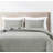 Motley Pre-Washed Cotton Classic Geometric Embroidered Quilt Set-70789311-70789309