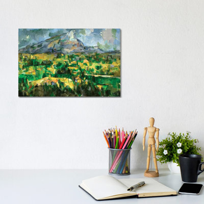 Mont Sainte-Victoire, c.1902 by Paul Cezanne - 1 Piece Wrapped Canvas Wall Art
