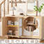 Buffet 59,5 "à 4 portes avec tablettes réglables