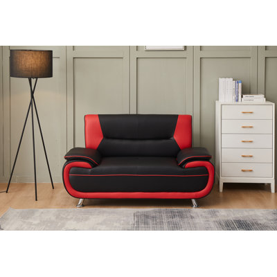Ehan 60.6'' Faux Leather Loveseat