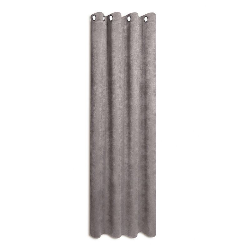 Room Darkening Curtain Single Panel, Silver