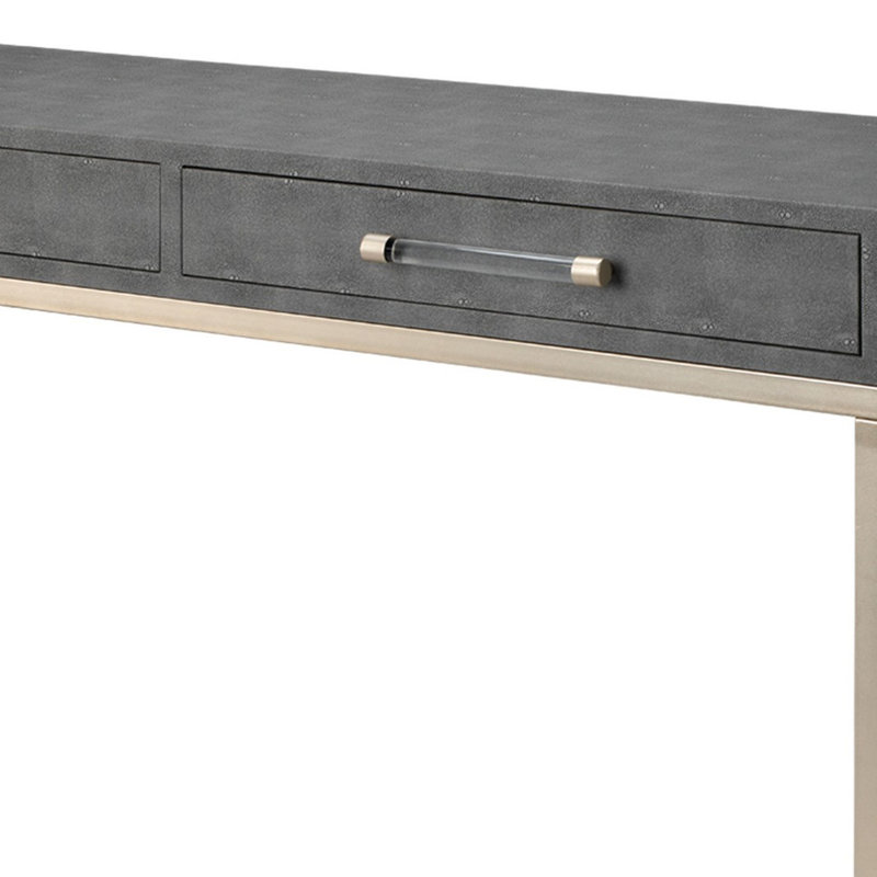 Console de 48 po, gris, Argent