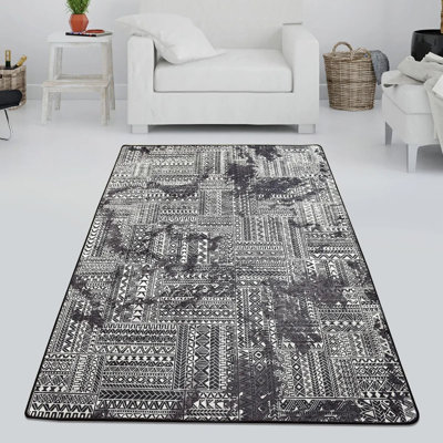 Seravine Washable Rug – Soft Non-slip Carpet 100 X 150 Cm (39" X 59")