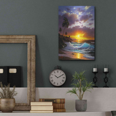 'Sunset Ocean' by Anthony Casay, Metal Wall Art