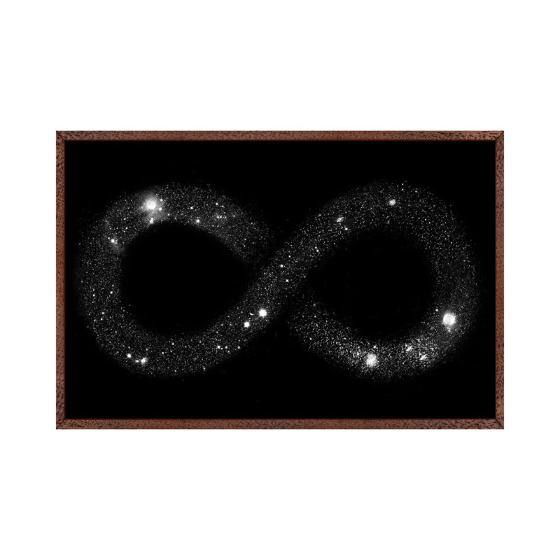 Universe Infinity by Florent Bodart - Gallery-Wrapped Canvas Giclée on Canvas, Brown Framed, 152.5 cm H x 101.5 cm W