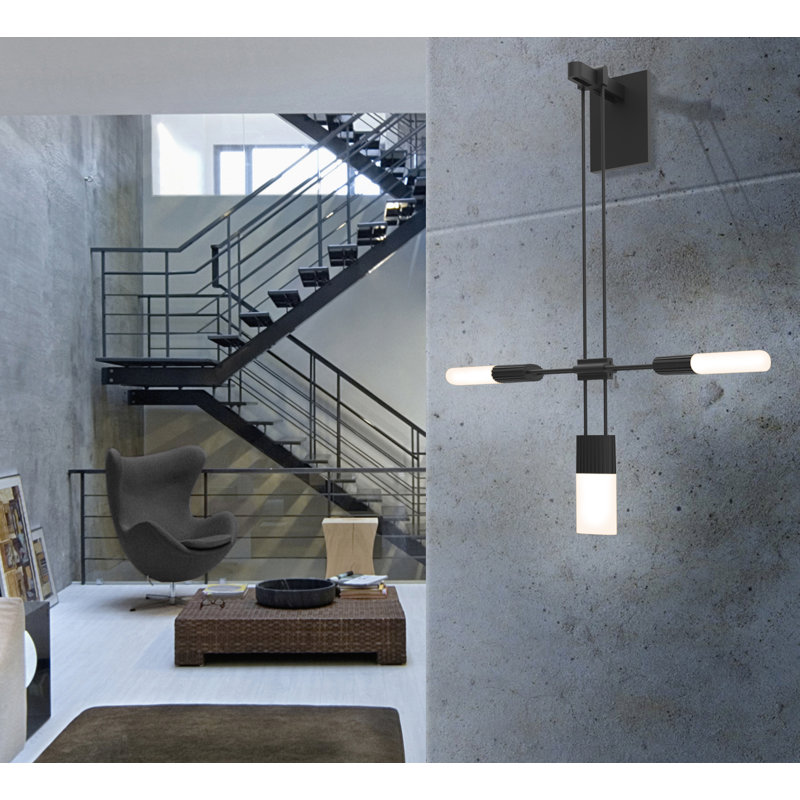 Suspenders® 3 - Light LED Armed Sconce