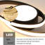  Double Circle Dimmable LED Flush Mount-400623799