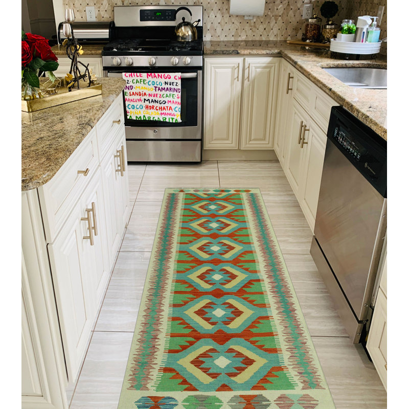 Bobbee Wool Geometric Indoor Rug