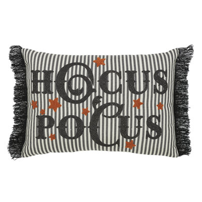 Hocus Pocus Fringed Pillow 14x20