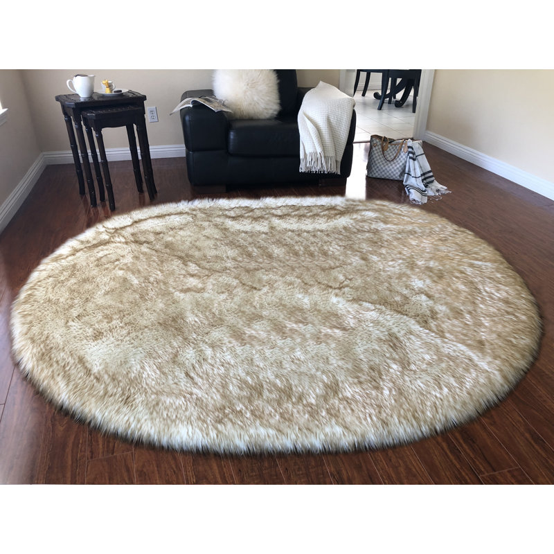 Tapis brun clair Whitlatch, Ovale 10 pi x 14 pi
