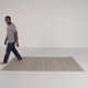 Cassandra Handmadewoven Area Rug in Gray