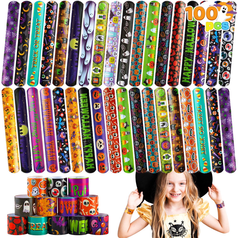 100 bracelets d'Halloween pour enfants
