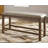 Hangyul Polyester Blend Upholstered Bench