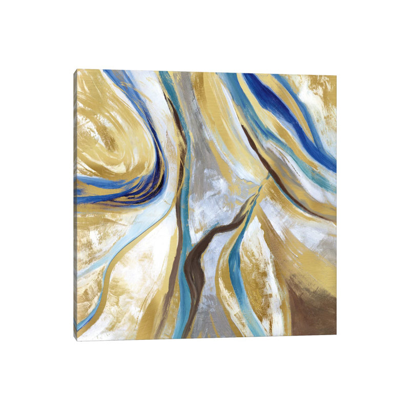Toile Ste Stexix - Agate et or II par Nan