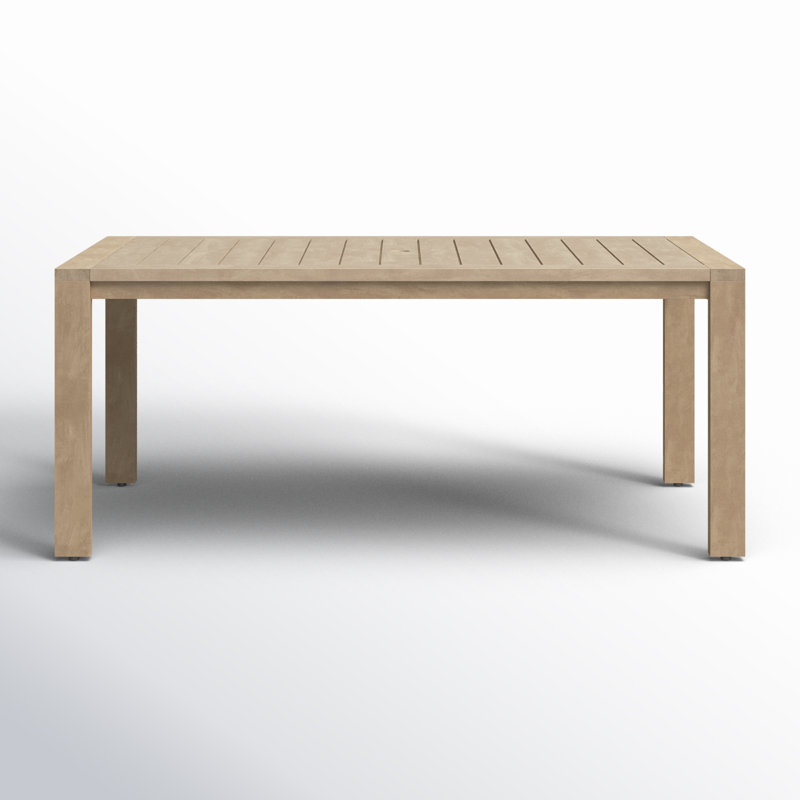 Table de salle à manger Joly, H 30 po x l 71 po x P 35 po, Teck