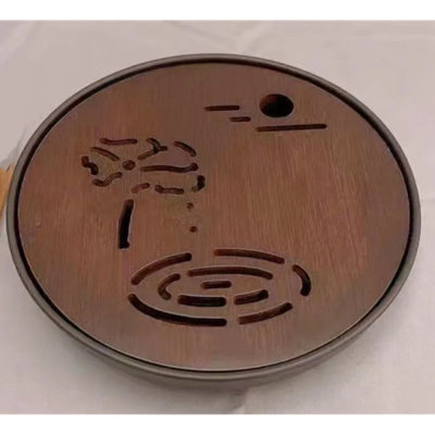 Chinese Solid Wood Tea Tray with Drawer - Drainage Tray for Kung Fu Tea