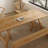 Modern simple pure solid wood dining table-106973300