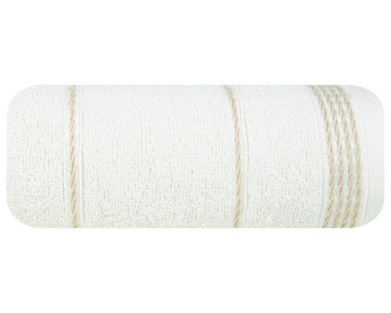 Homeira Midweight Jacquard Hand Towel, Cream
