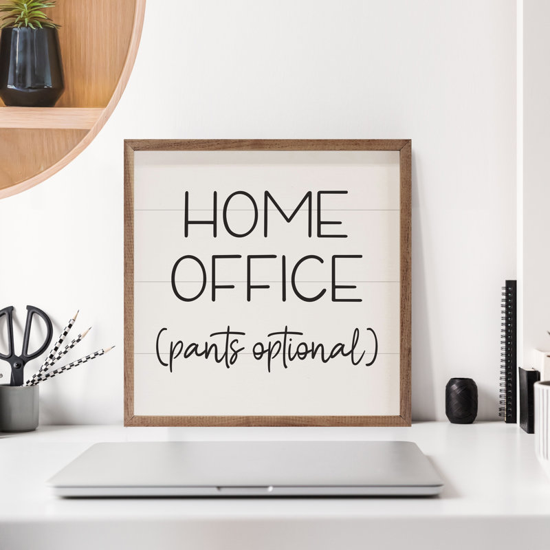 Home Office Pants Optional White, 4" H x 4" W