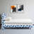 Floating Bed Frame with Storage Headboard, LED Lights and Charging Station-66573442-66573445