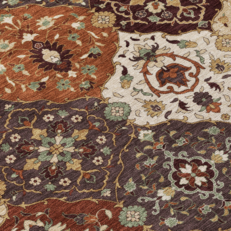 Tapis intérieur / extérieur lavable à la machine Matteson ACN2292, Rectangle 1 pi 8 po x 2 pi 6 po