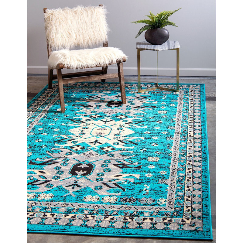 Adonnis Southwestern Indoor Rug, Rectangle 9'10" x 13'
