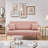 Maddison 56.5'' Upholstered Sofa with Two Pillows-671755038