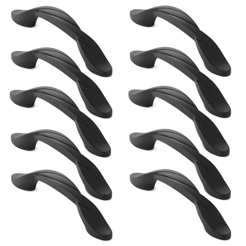 3" Center Arch Pull Multipack, Matte Black