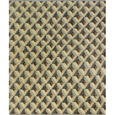 Ayotte One-of-a-Kind 8'7" X 9'9" Wool Area Rug in Beige