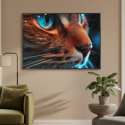 Single Picture Frame LED Illuminated Wall Art Wall Art on Glass / Aluminium
