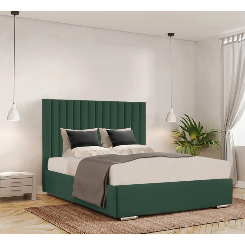 Celetha Bed Frame, Single (3'), Emerald
